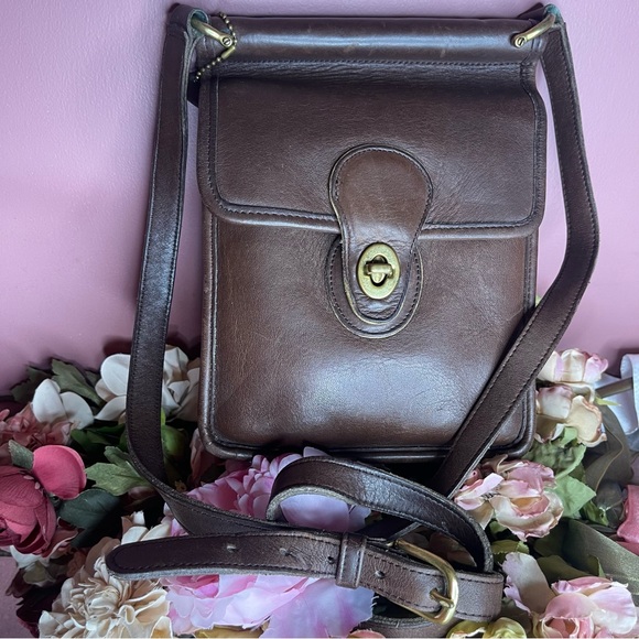 Coach vintage Murphy brown leather crossbody bag - Picture 12 of 12